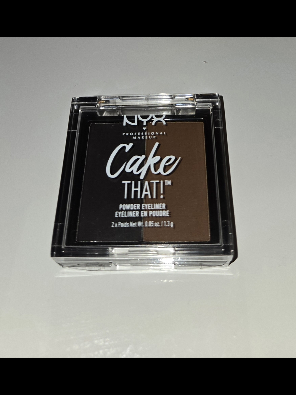 NYX Cake That! Powder Eyeliner Duo — Black & Brown